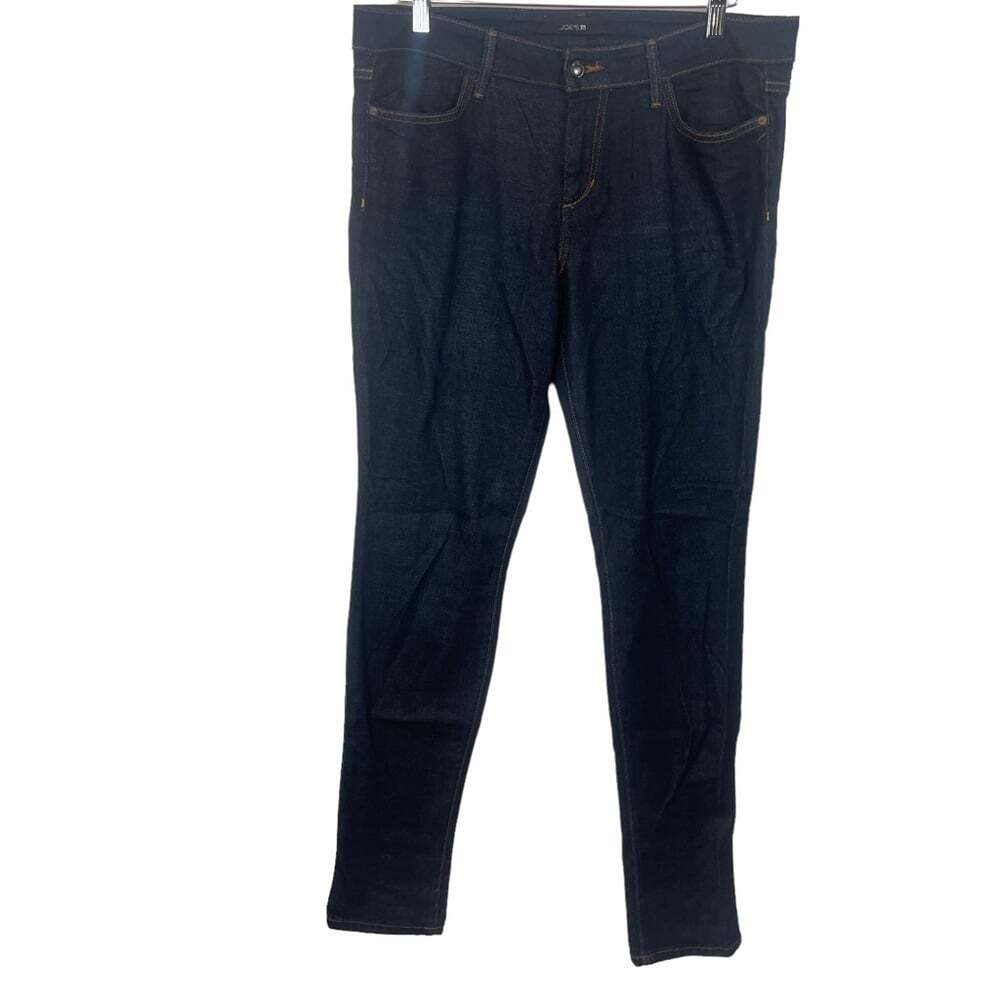 Joes Blue Skinny Mid Rise Stretch Cotton Blend Stretch Blue Denim Jeans …